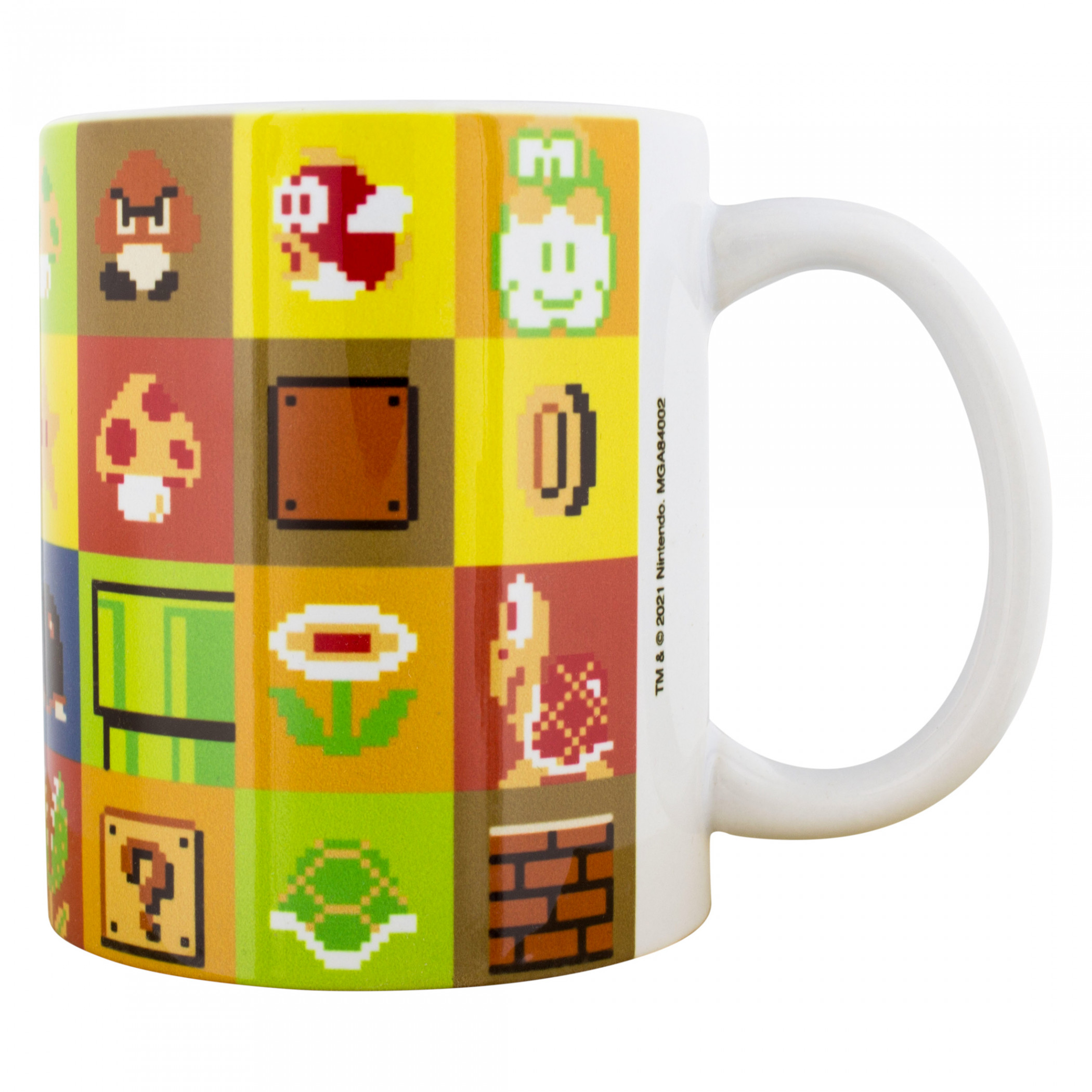 Super Mario Bros. Items and Enemies 11 oz. Ceramic Mug